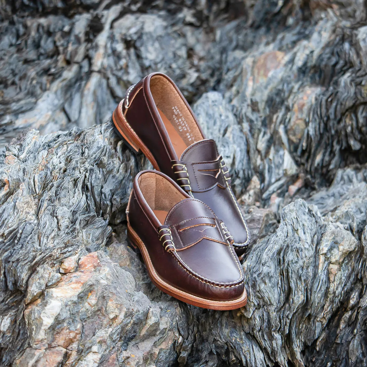 Beefroll Penny Loafers - Heritage Brown