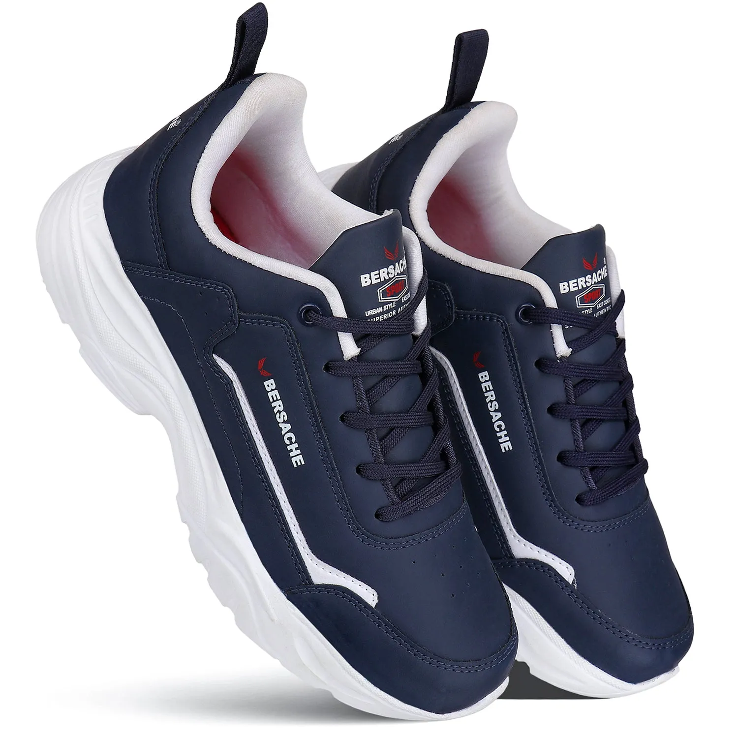 Bersache Lightweight Sports Running Shoes For Men Blue-7055