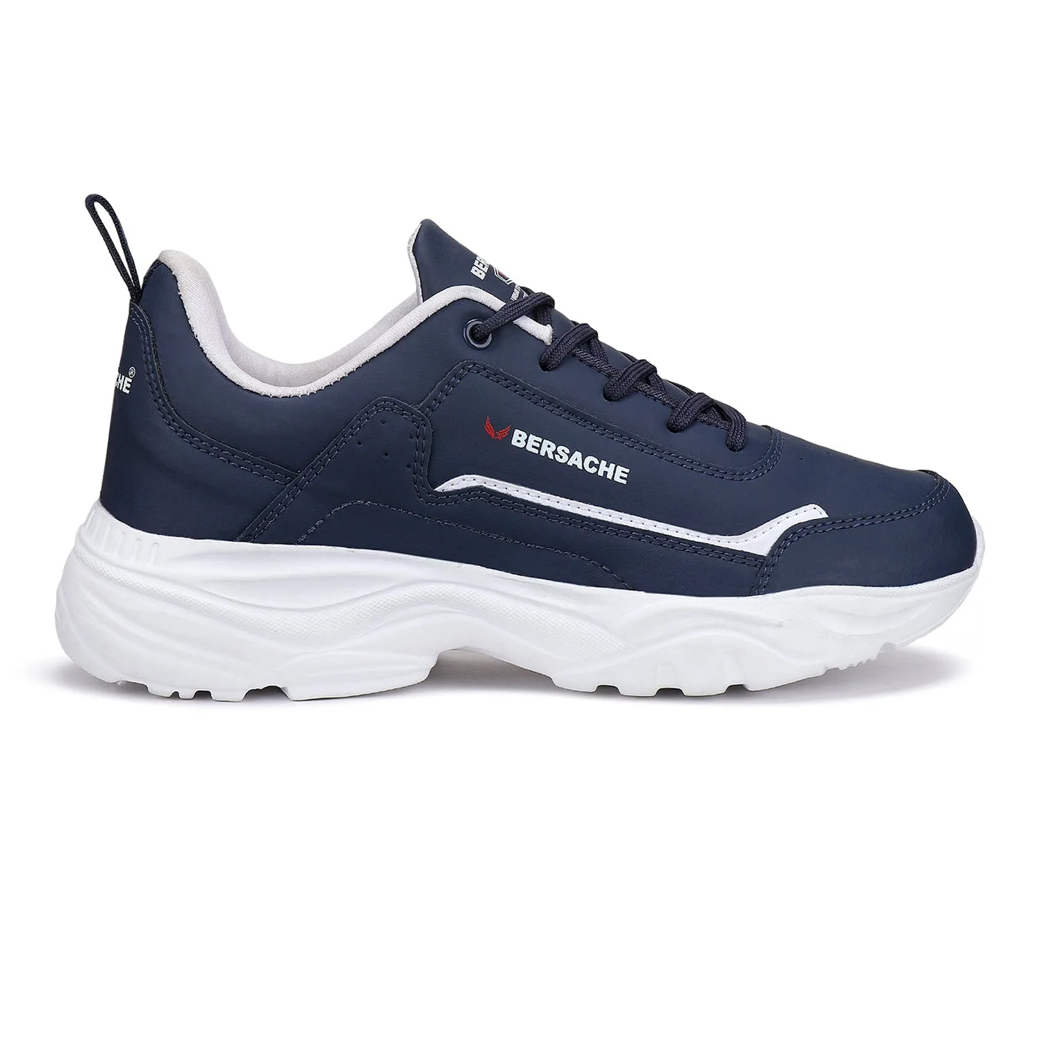 Bersache Lightweight Sports Running Shoes For Men Blue-7055