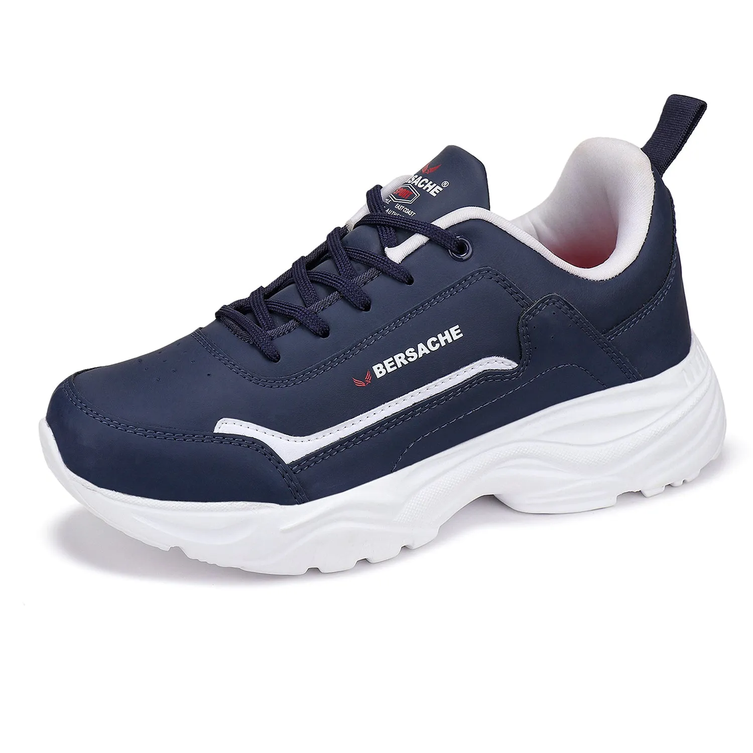 Bersache Lightweight Sports Running Shoes For Men Blue-7055