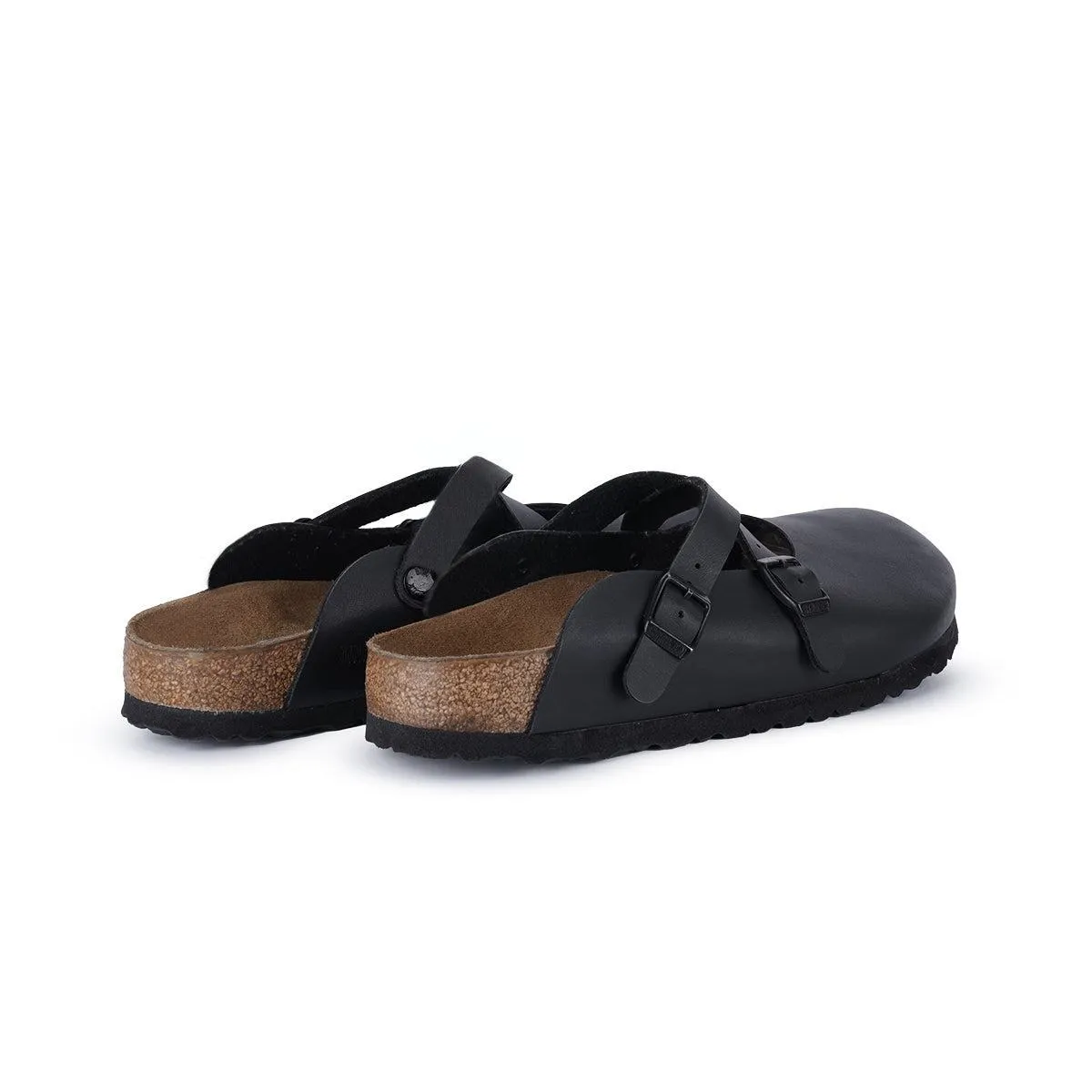 Birkenstock Dorian Birko Flor Mules Sliders Fabric Black Colour For Women