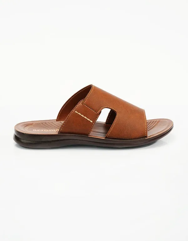 Brown Men Slippers