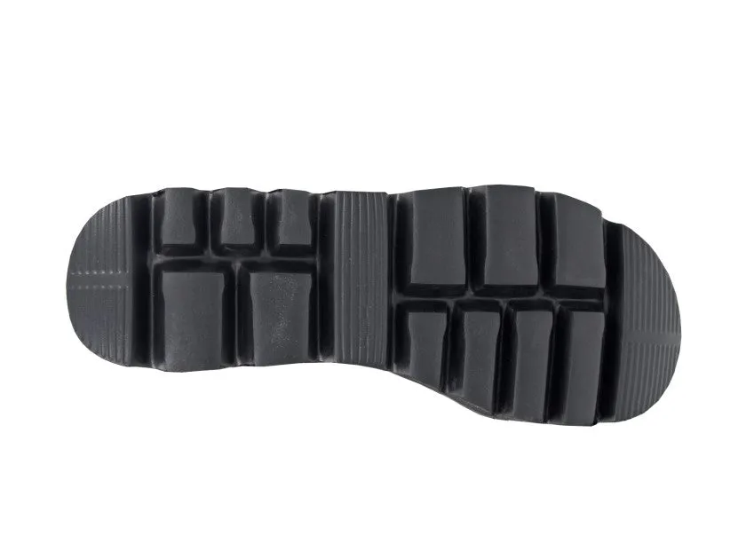 Cipriata L415 White T Bar Fisherman Strap Chunky Sole Sandal