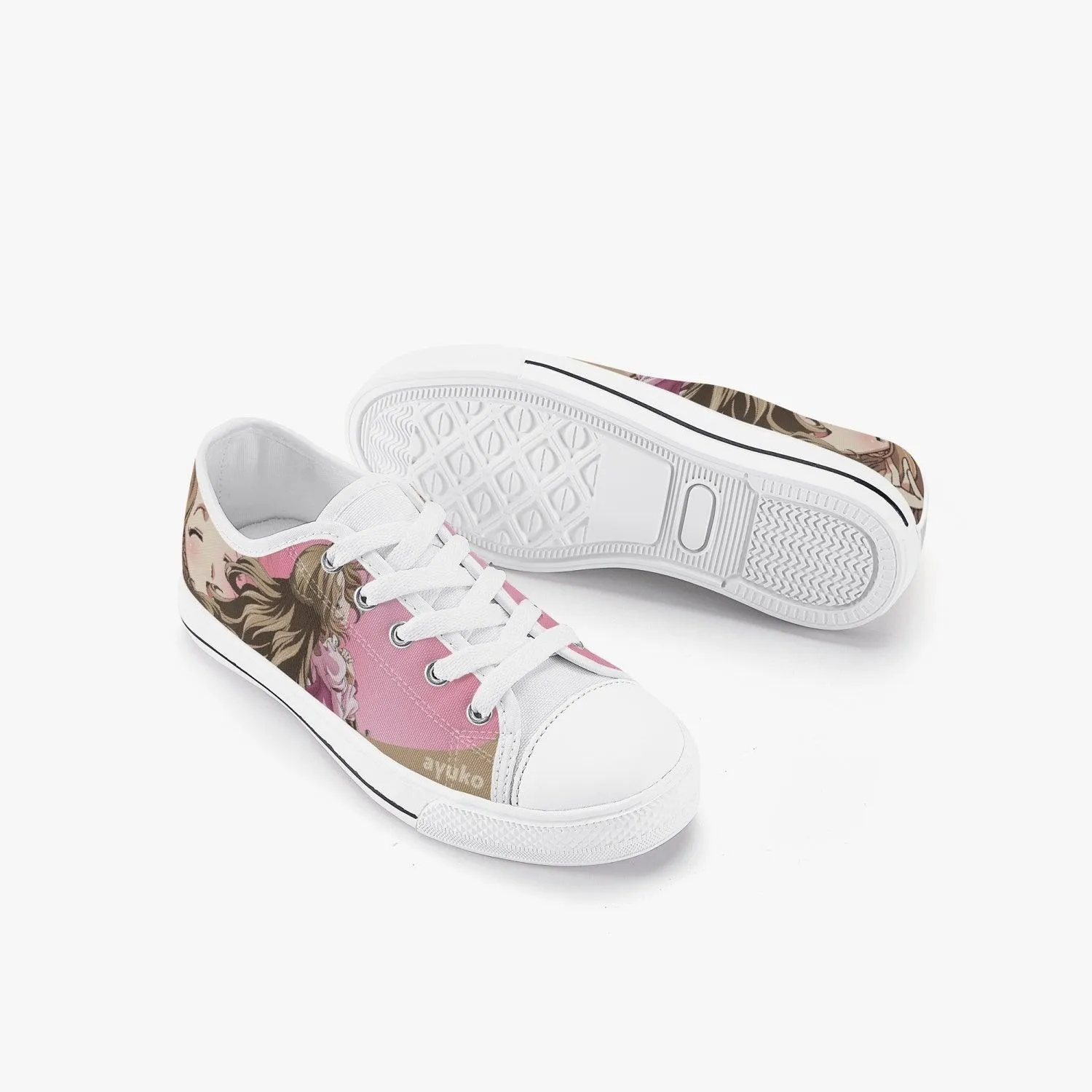 Code Geass Nunnally vi Britannia Kids A-Star Low Anime Shoes