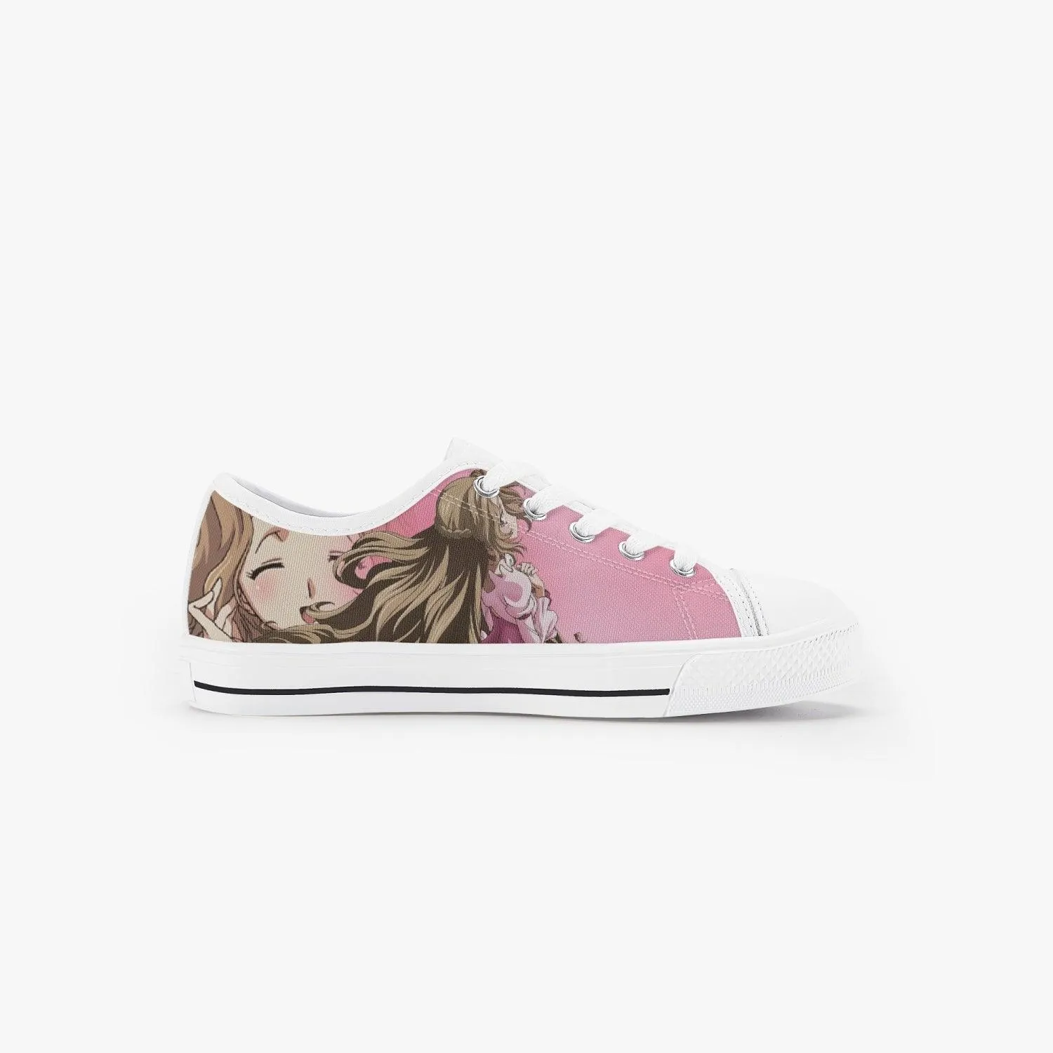 Code Geass Nunnally vi Britannia Kids A-Star Low Anime Shoes