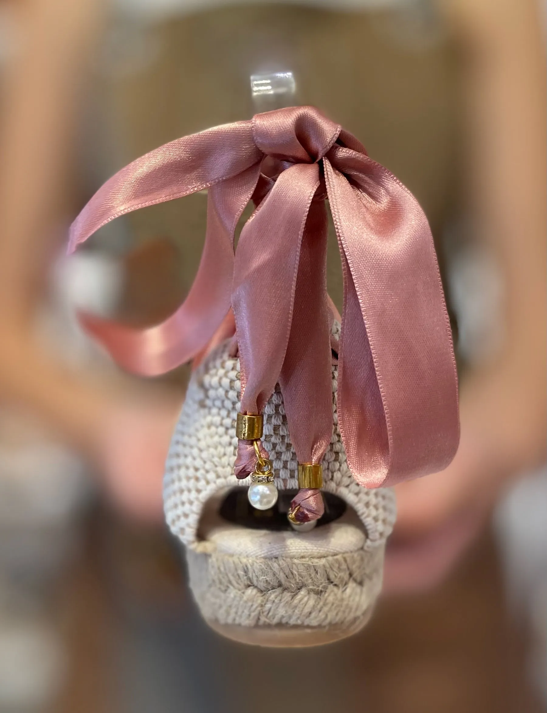 Custom-made Espadrilles Silk Mademoiselle