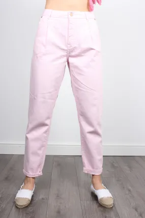 EA Bappy Baggy Fit Jeans in Bleached Rose