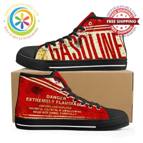 Gasoline High Top Canvas Shoes
