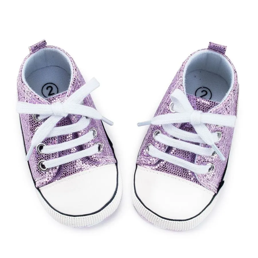 Goo's Glitter Sneaker - Soft Pink