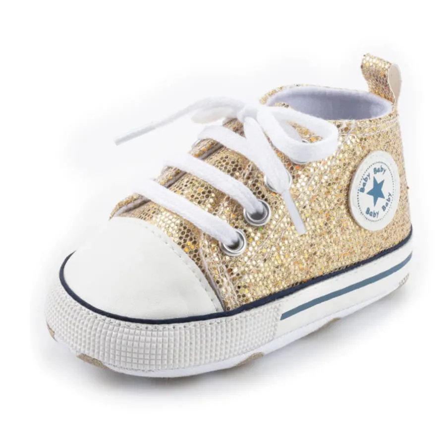 Goo's Glitter Sneaker - Soft Pink