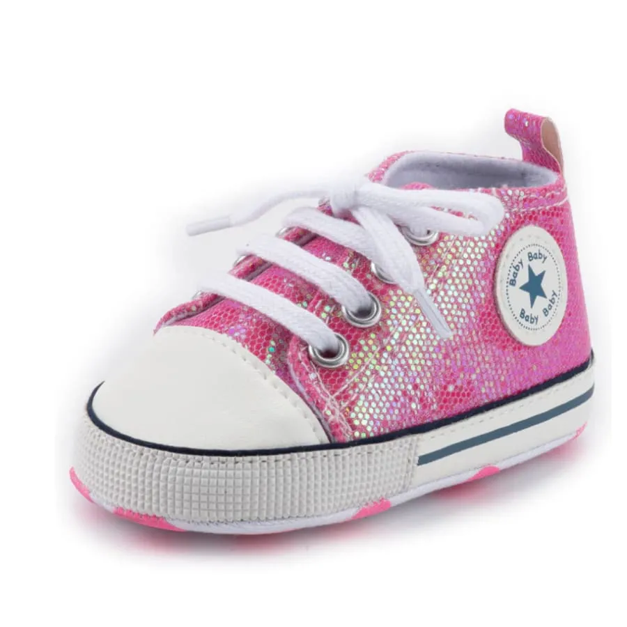 Goo's Glitter Sneaker - Soft Pink