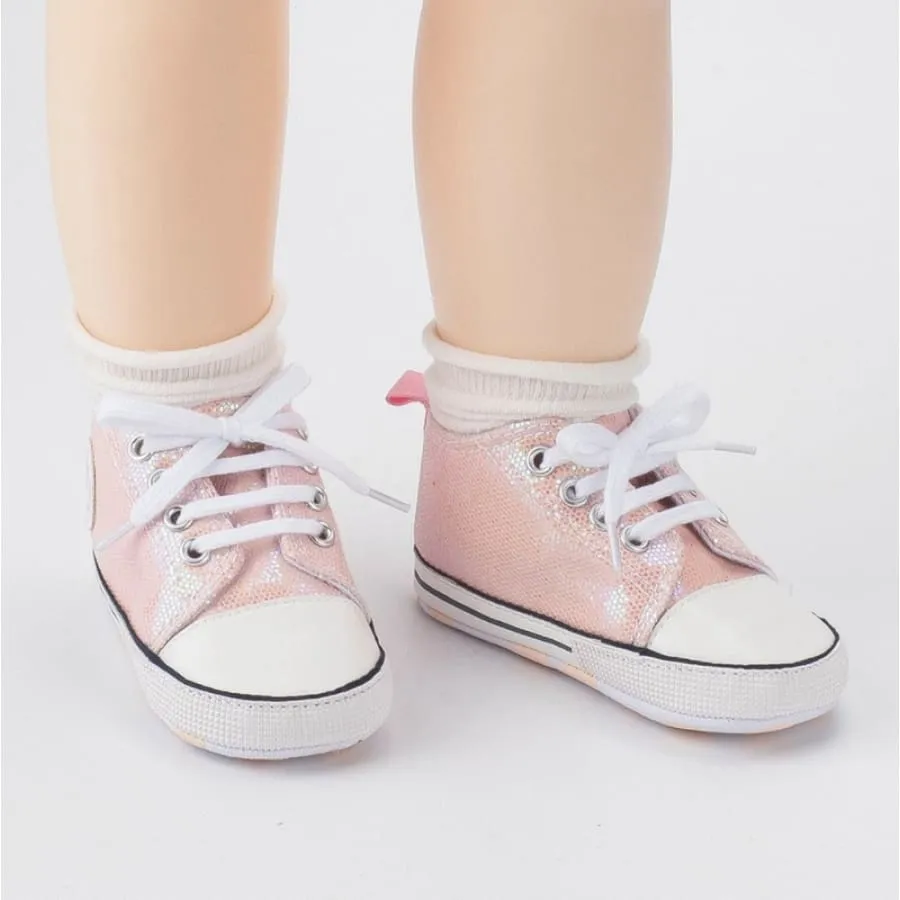 Goo's Glitter Sneaker - Soft Pink