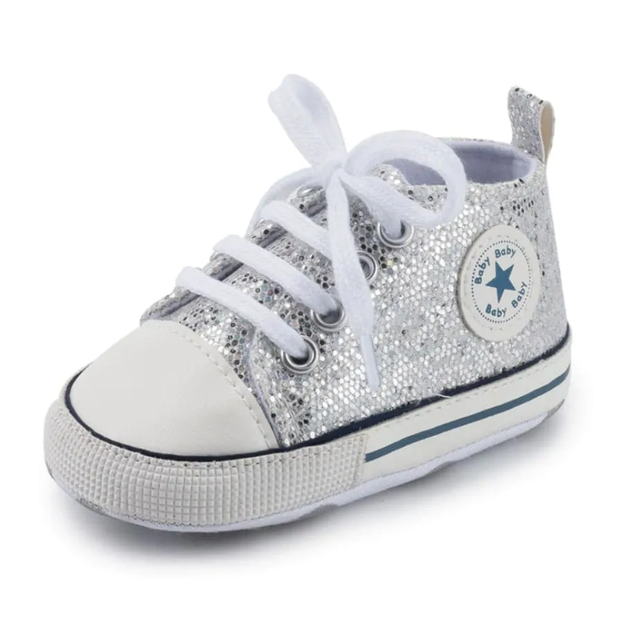 Goo's Glitter Sneaker - Soft Pink