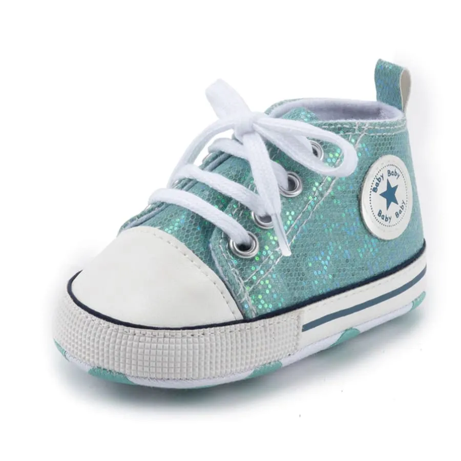 Goo's Glitter Sneaker - Soft Pink