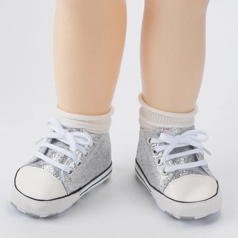 Goo's Glitter Sneaker - Soft Pink