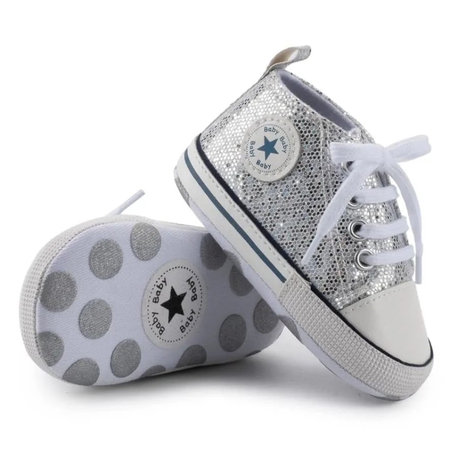 Goo's Glitter Sneaker - Soft Pink