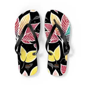 Leaf Tastic Fall Leaves Unisex Flip Flops