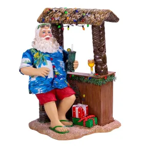 Light Up Beach Santa At The Tiki Bar