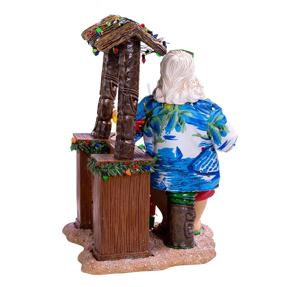 Light Up Beach Santa At The Tiki Bar