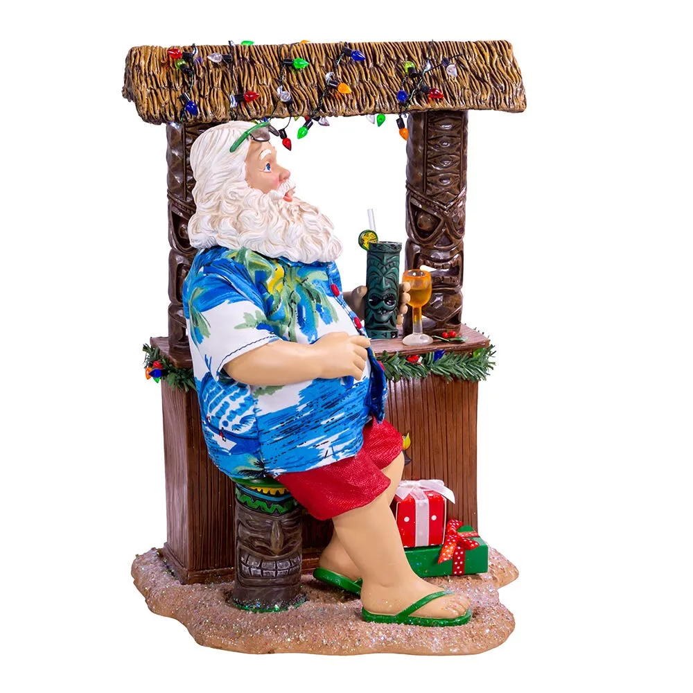 Light Up Beach Santa At The Tiki Bar