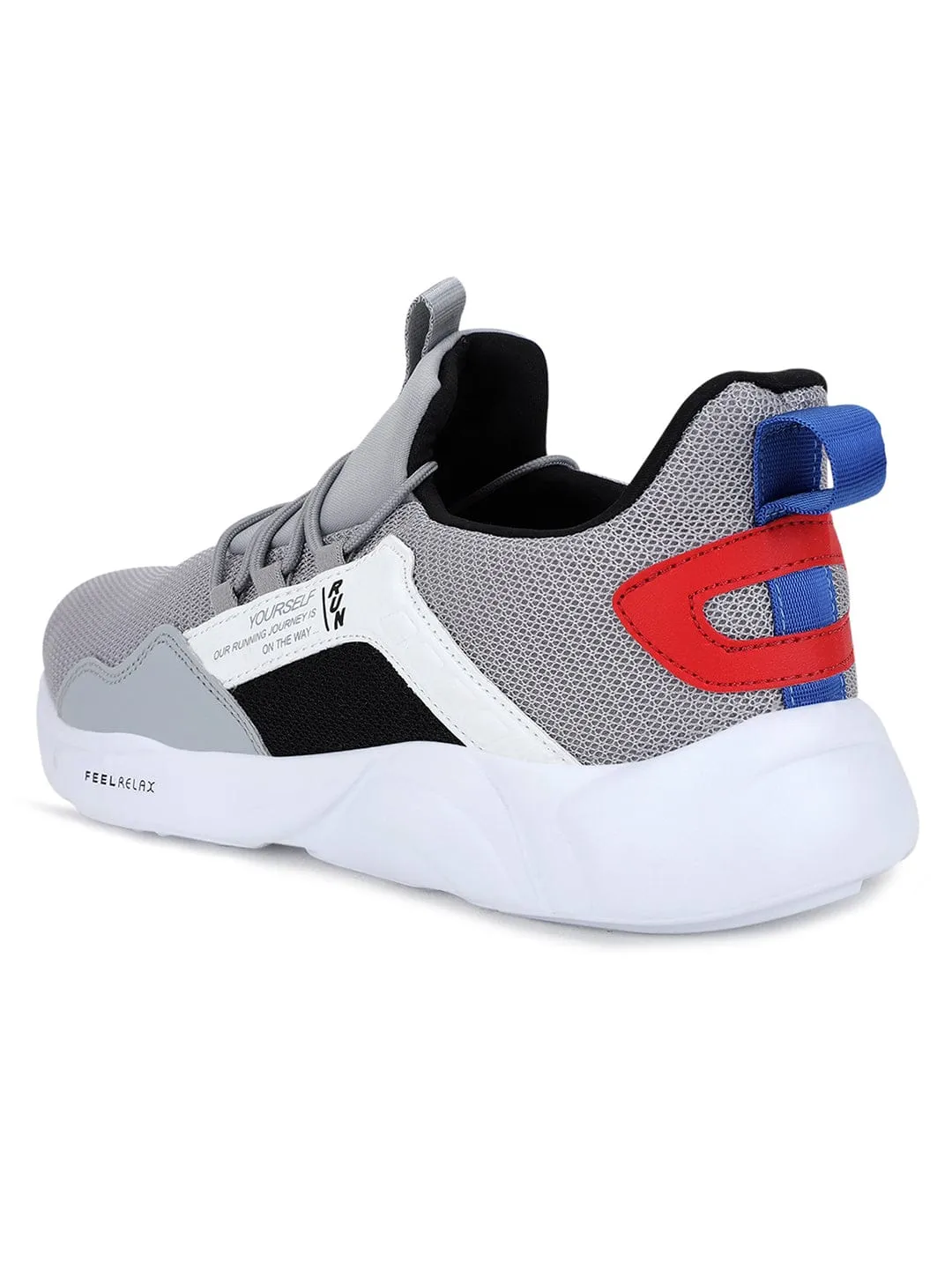 LUCIFER Grey Men's Running Shoes