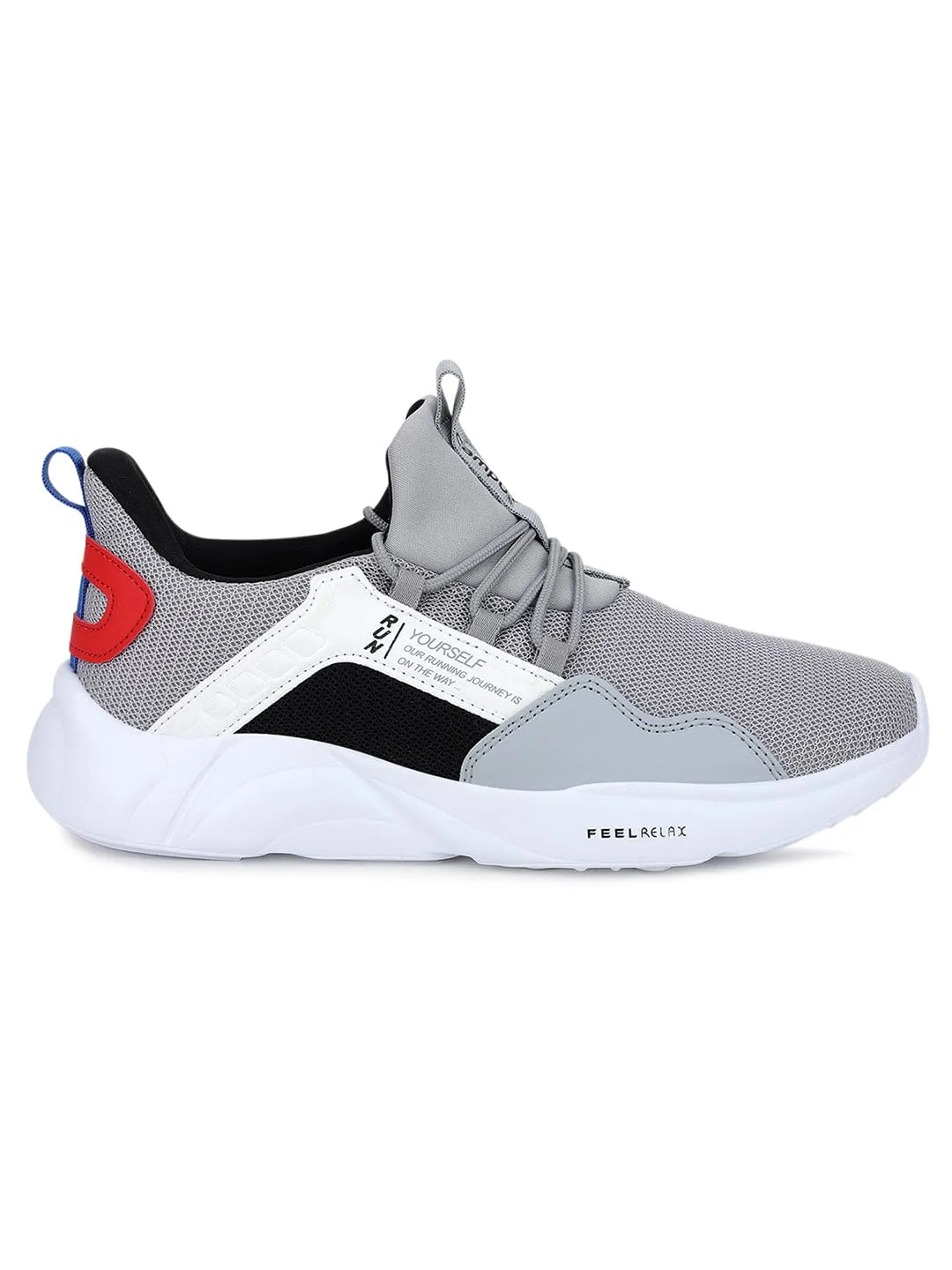 LUCIFER Grey Men's Running Shoes