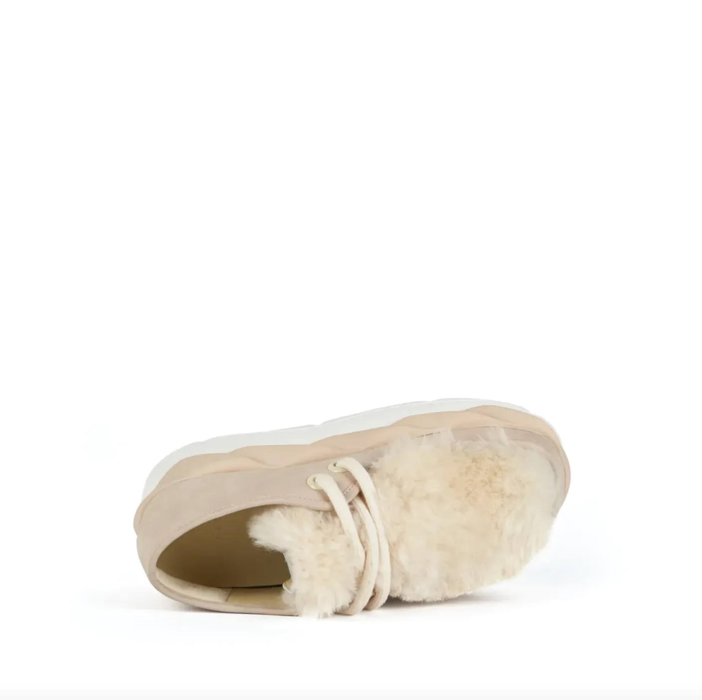Mellow Wasa Shearling Sneaker | Cream