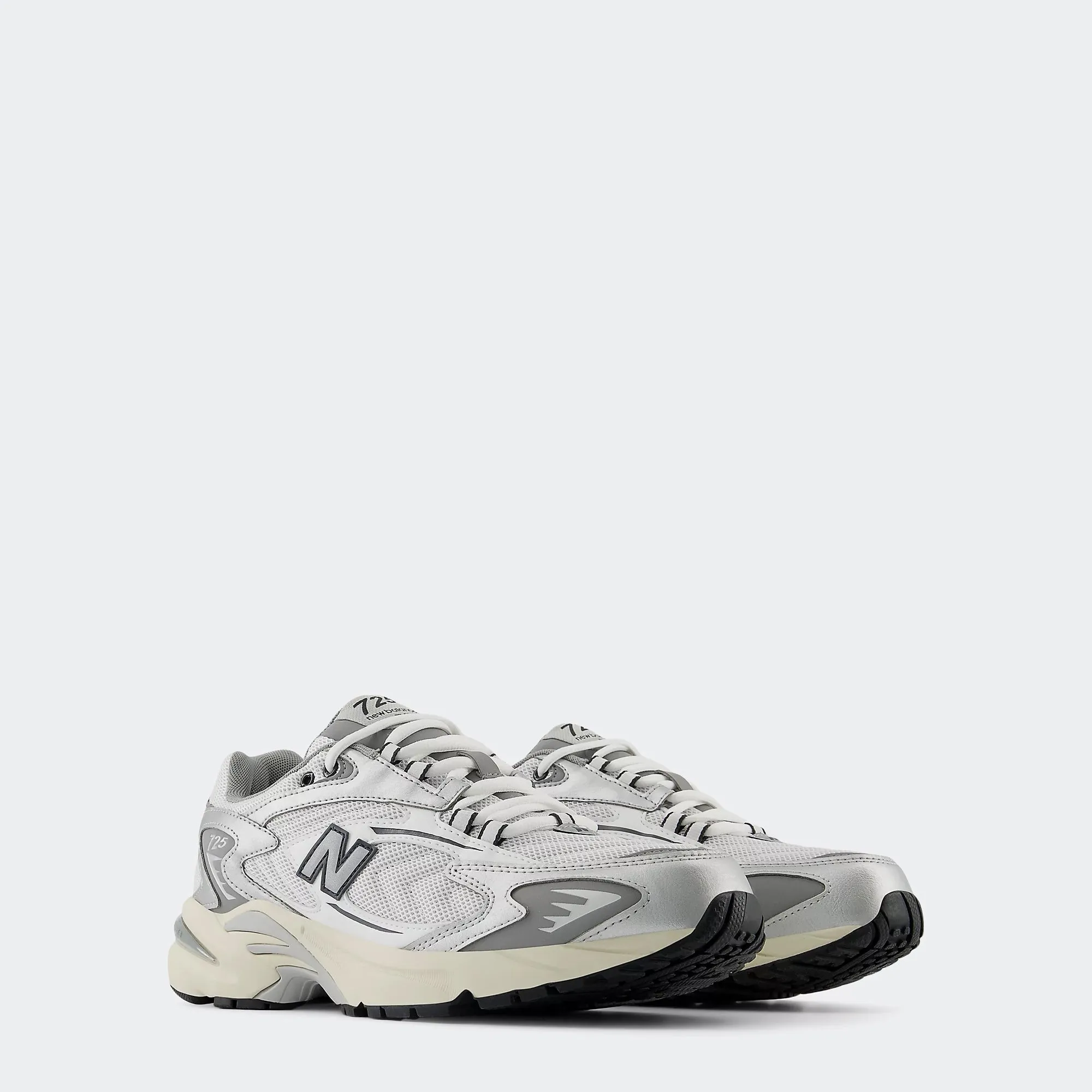 Men's New Balance ML725V1 Shoes White Metallic Silver