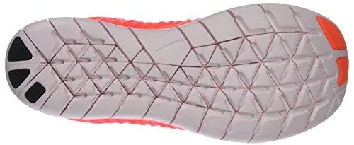 Nike Free Running Motion Flyknit Shoes Hyper Orange/WhiteTotal Crimson 8 BM Us