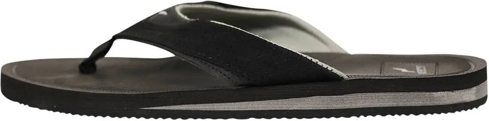 Norty Mens Arch Support Sandal Black Grey   11170