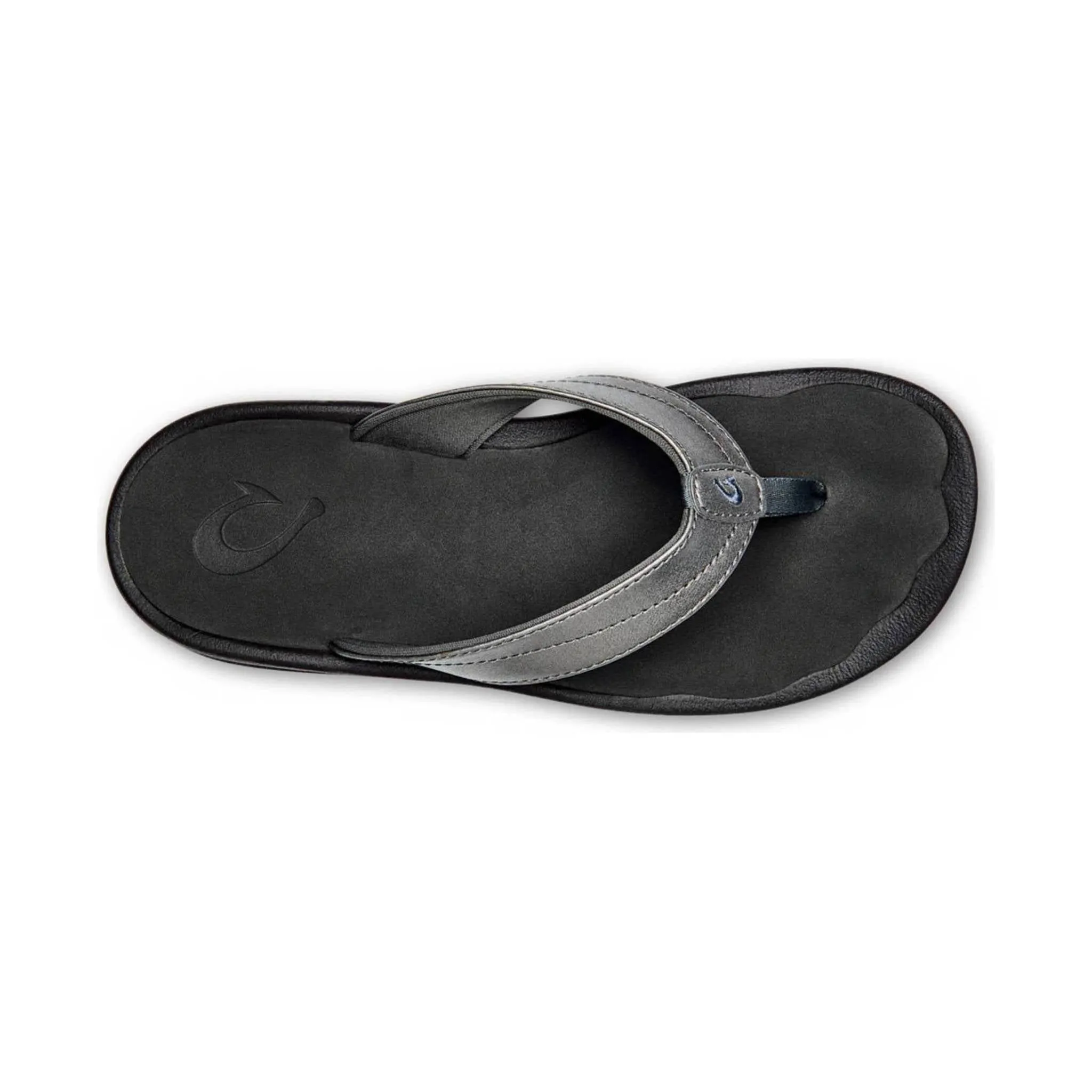 Olukai Women's Ohana Flip Flop - Pewter Black