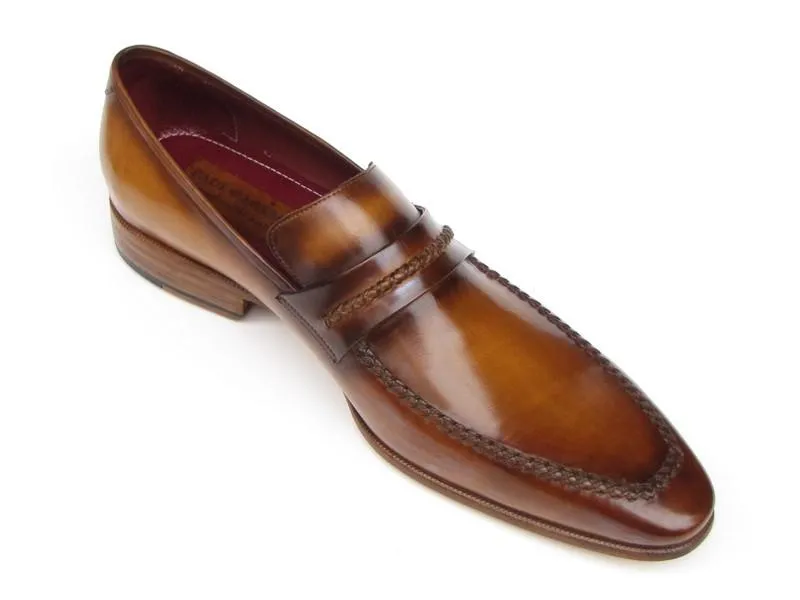 Paul Parkman Men's Loafer Brown Leather Shoes