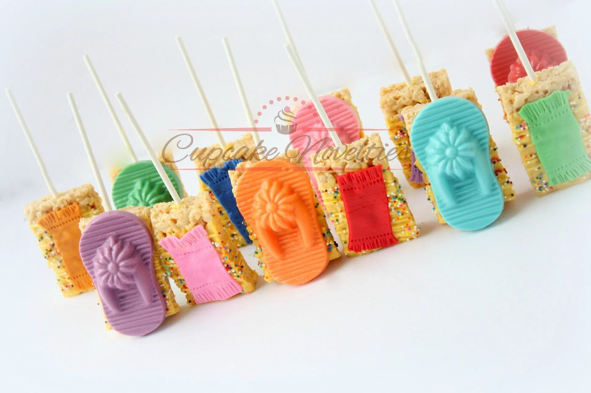 Pool Party Favors Swim Party Cookies Flip Flops Cookies Beach Birthday Beach Party Favors Beach Wedding Favors Beach Cookies Rice Krispies