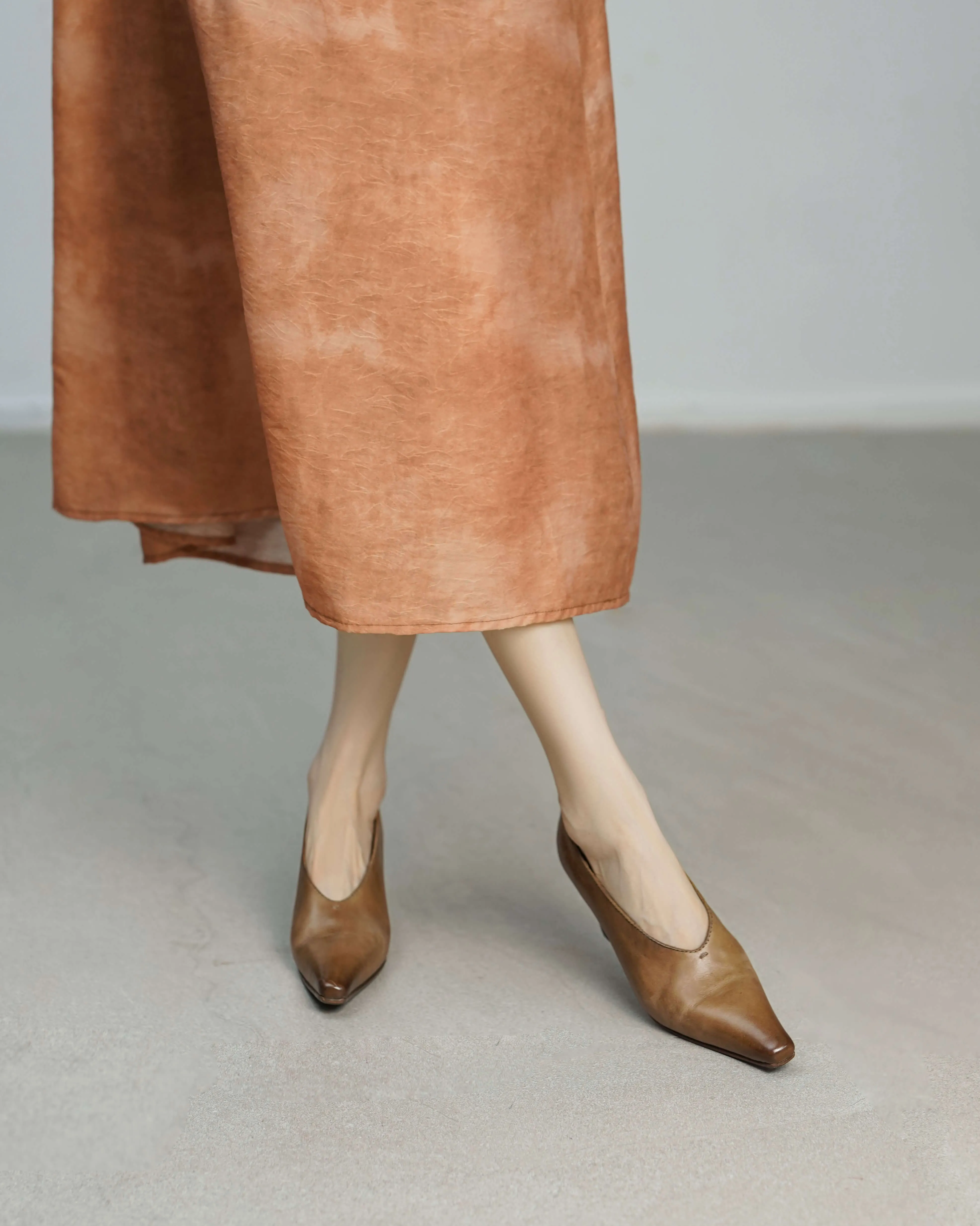 Saton - Horsehide Pumps (Leather Sole)