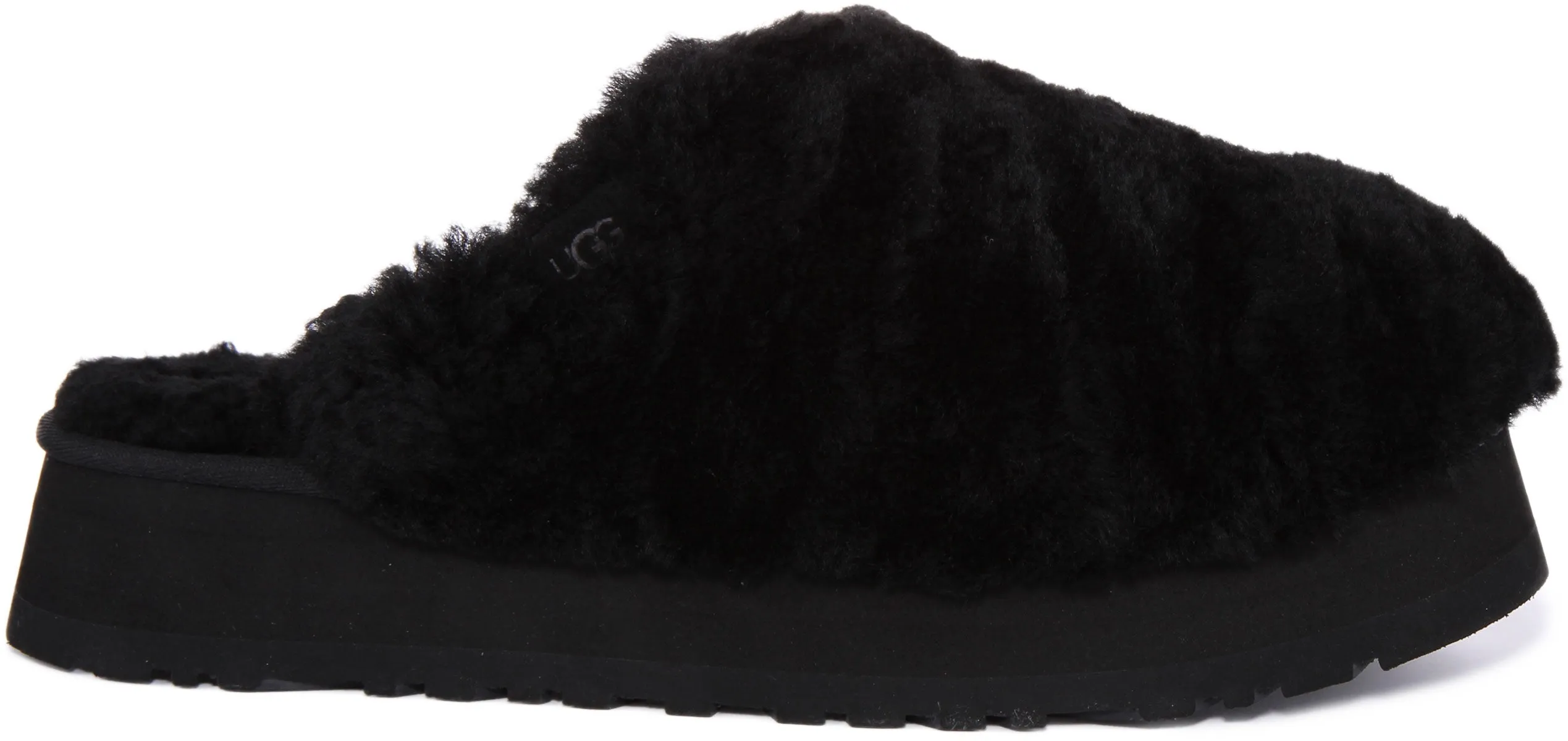 Ugg Australia Maxi Curly Platform In Black For Women