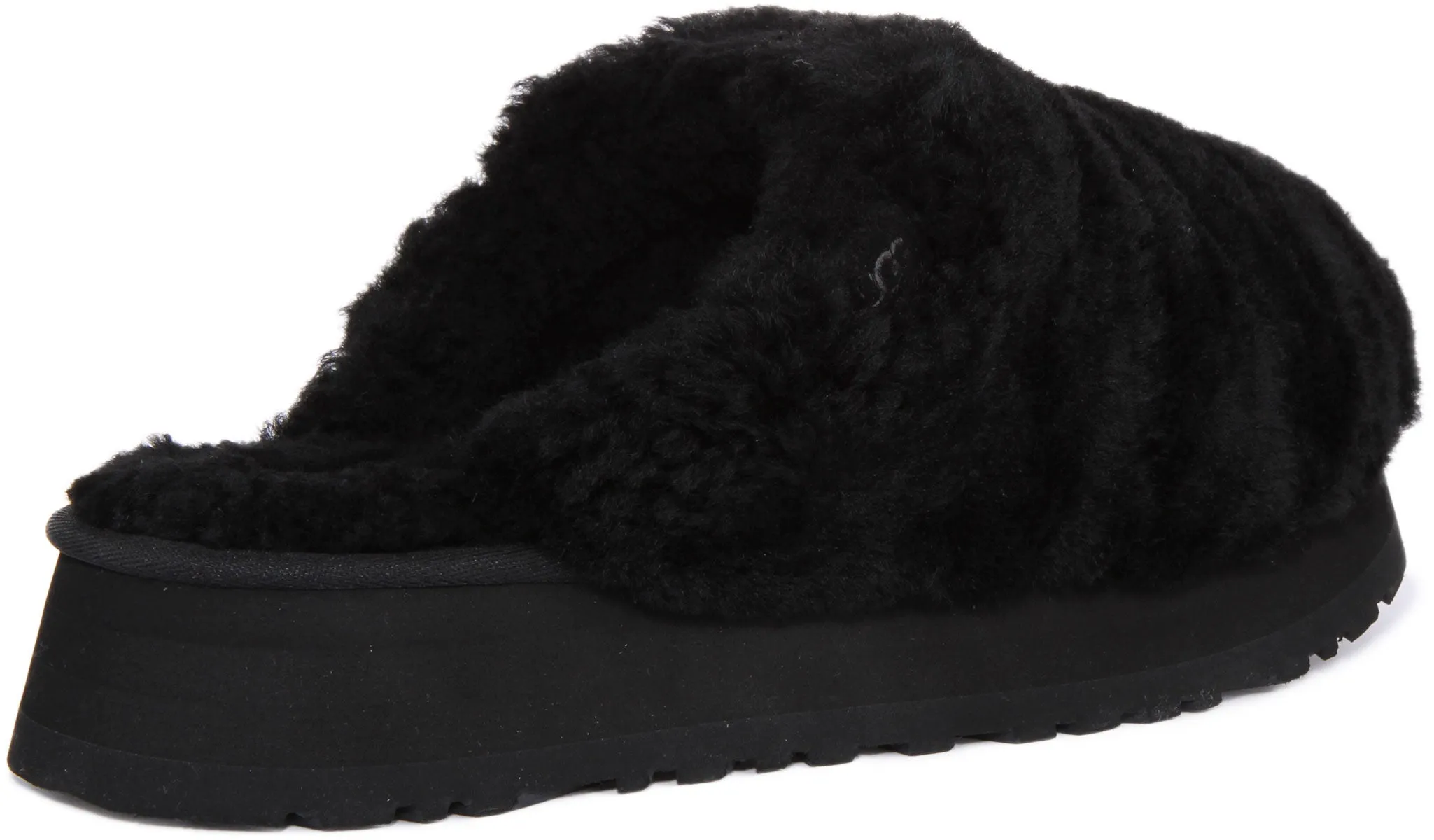 Ugg Australia Maxi Curly Platform In Black For Women