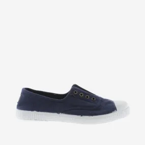 Victoria 1915 Inglesa Drec® Canvas Elastic Plimsoll in Drec Marino